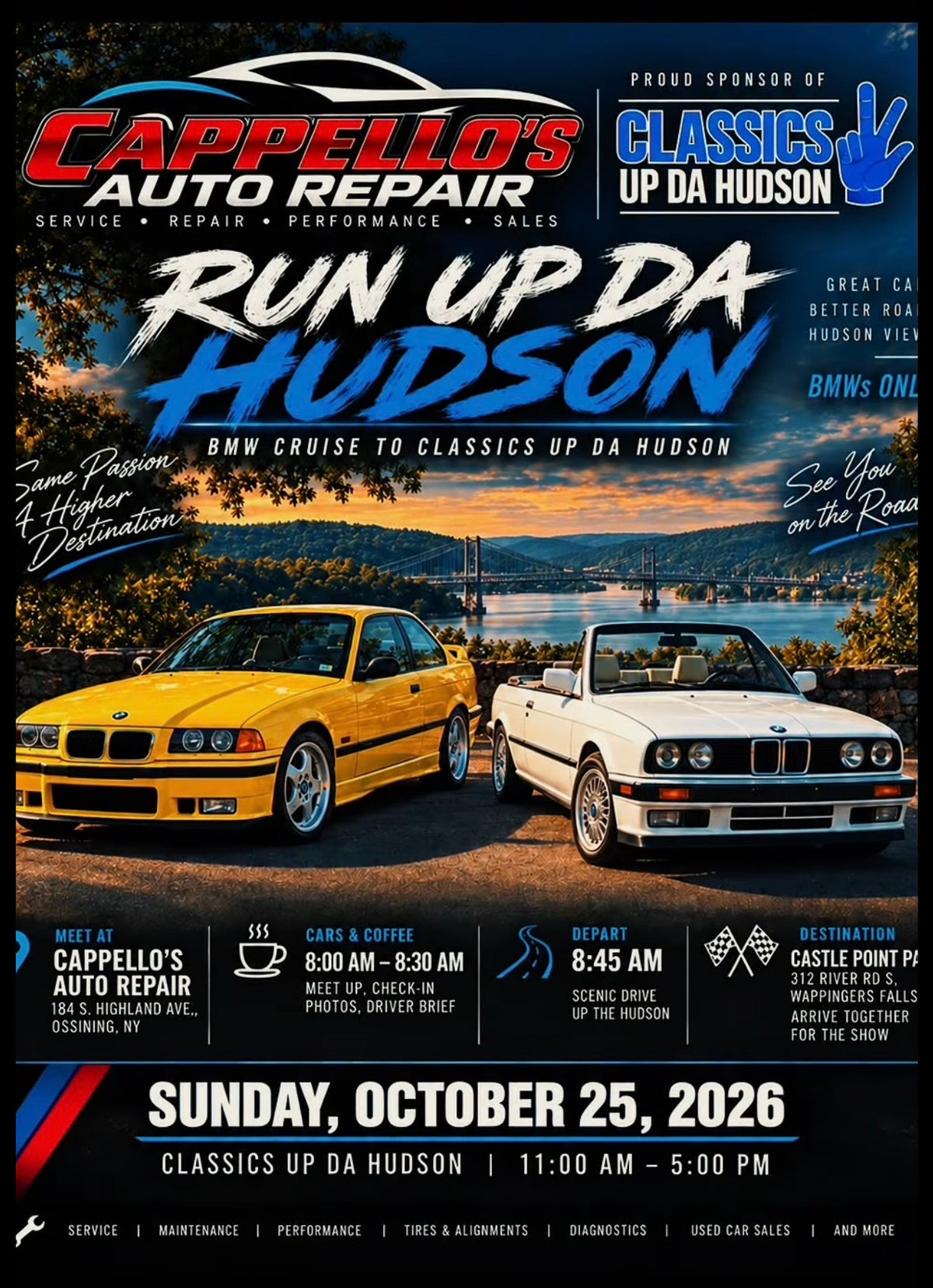 Run Up Da Hudson BMW Cruise