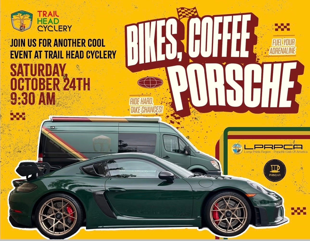 Bikes, Coffee, Porsche