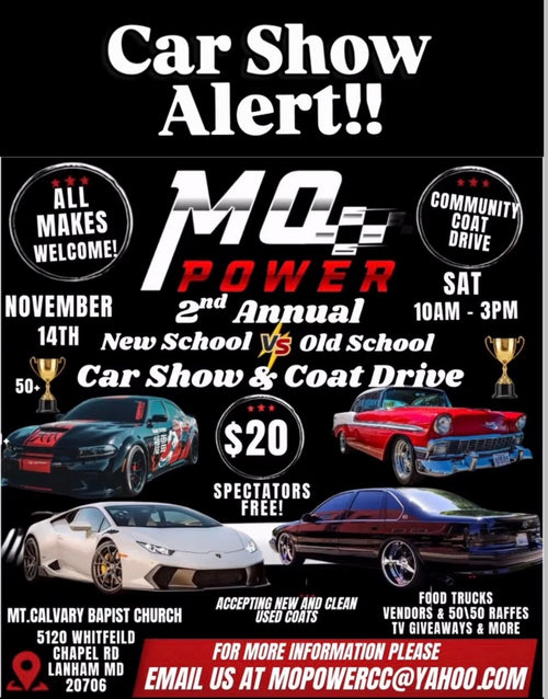 2nd Annual New School vs Old School Car Show & Coat Drive