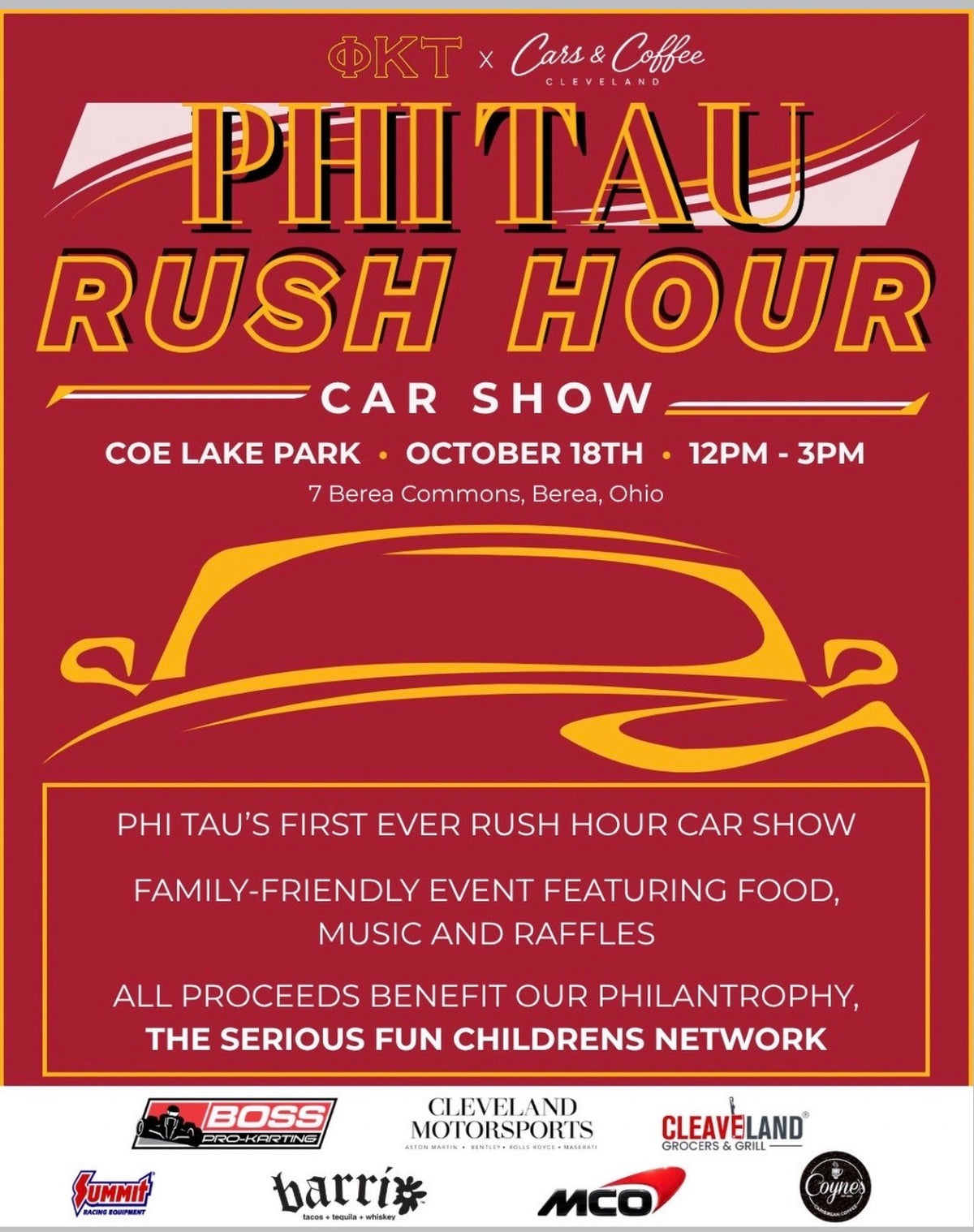 Phi Tau Rush Hour Car Show