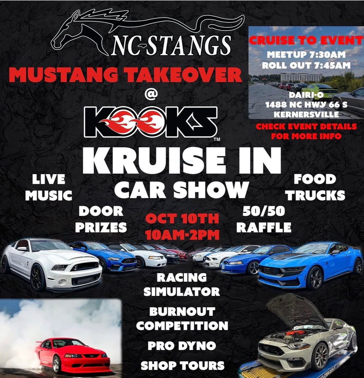 Mustang Takeover Kruise In Car Show