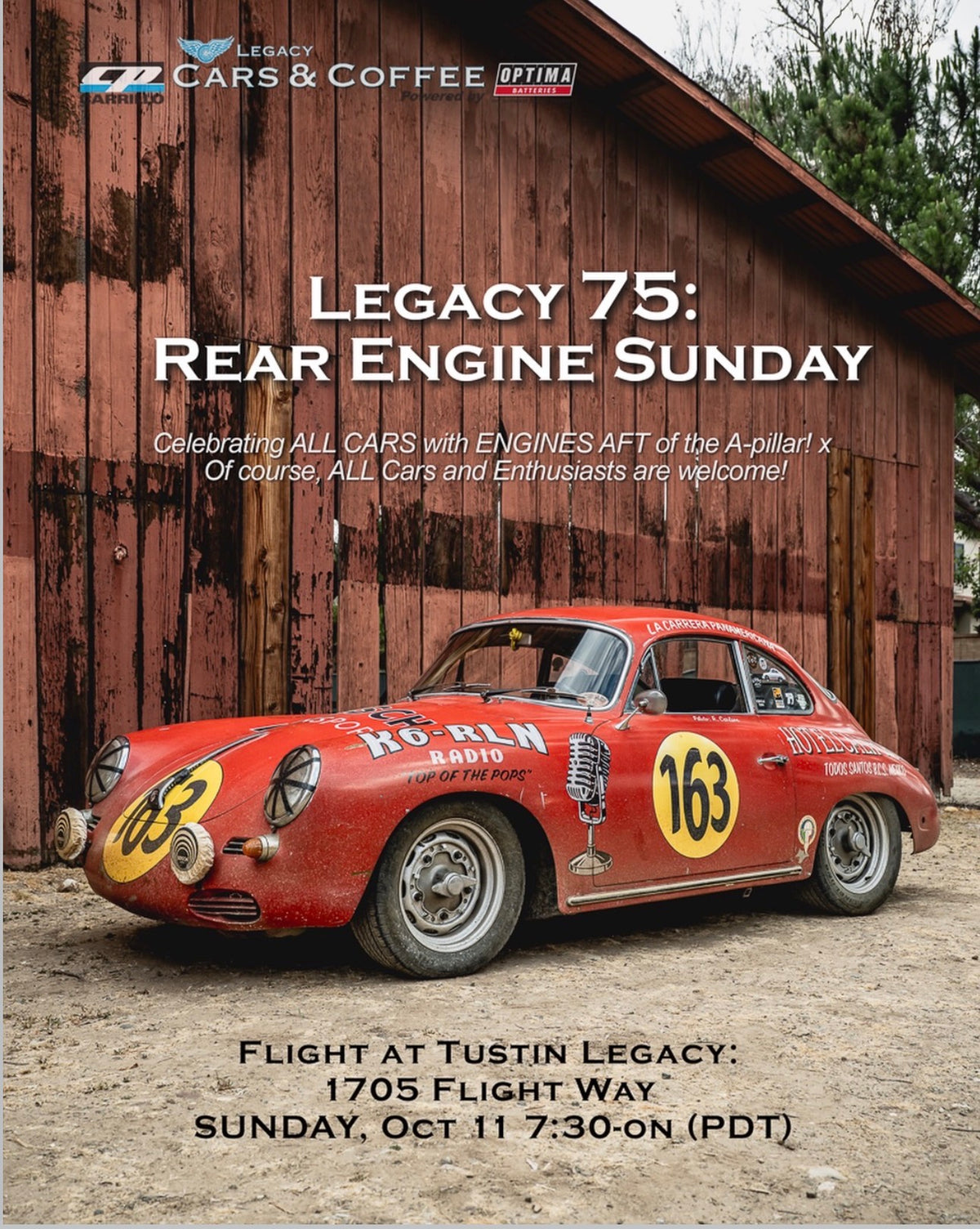 Legacy 75: Rear Engine Sunday