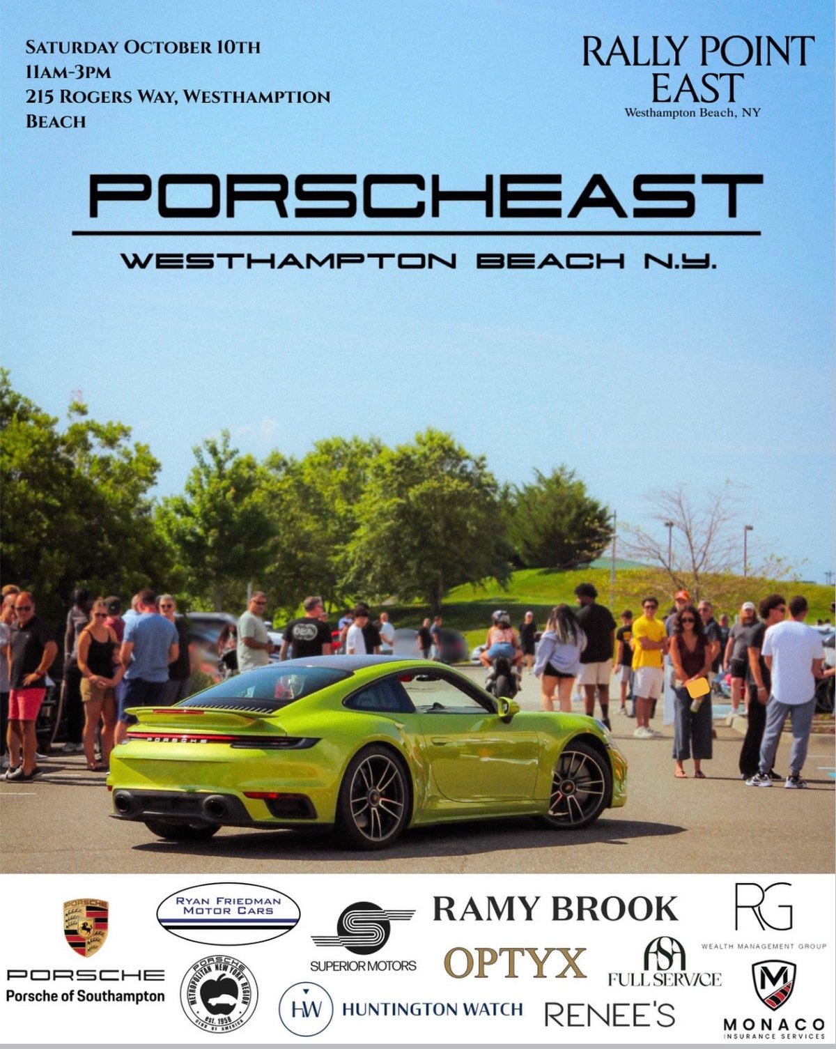 Porsches at Westhampton Beach