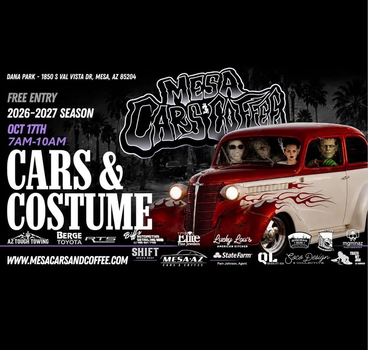 Mesa Cars & Coffee Cars & Costume