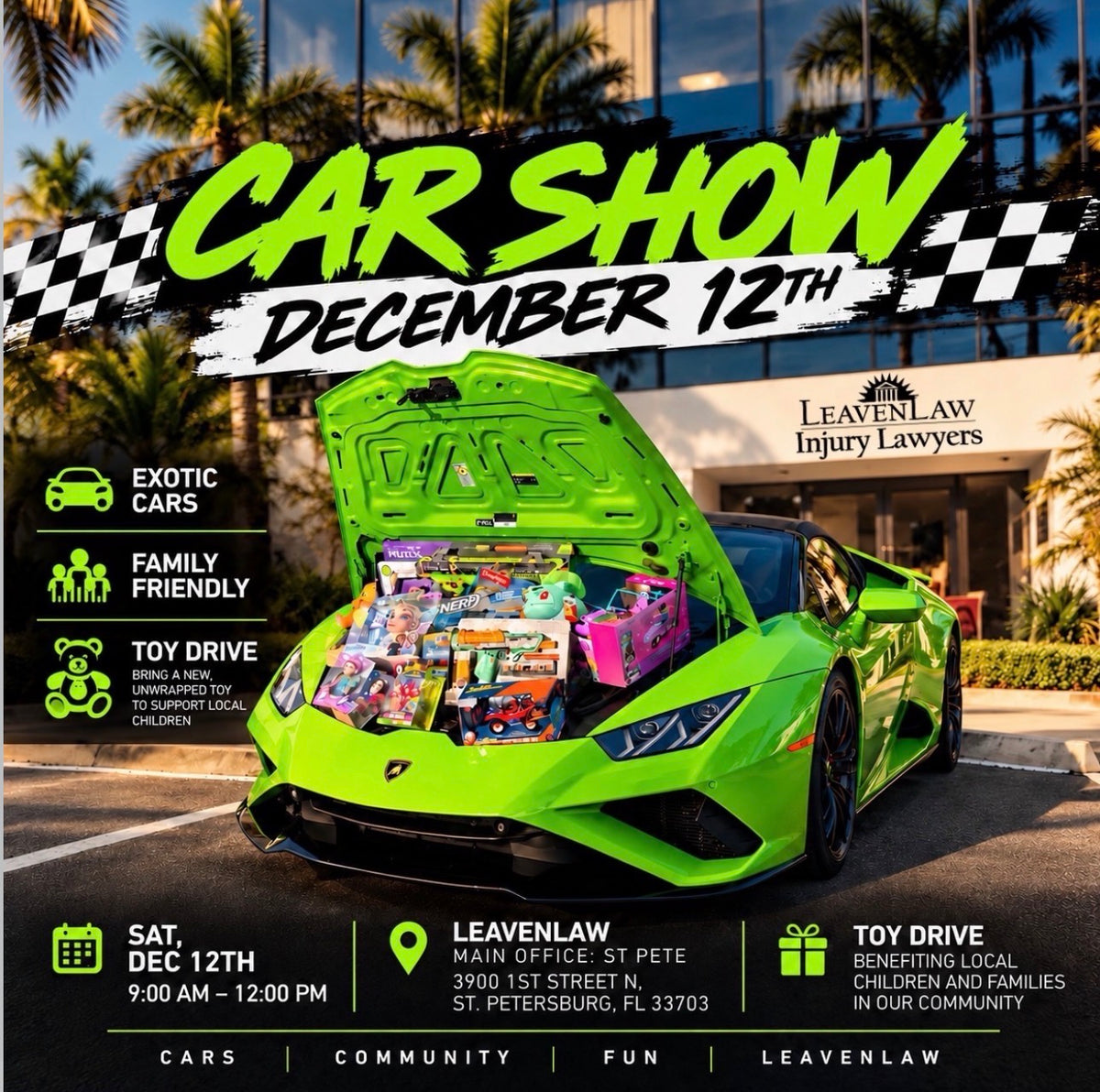 LeavenLaw Toy Drive Car Show