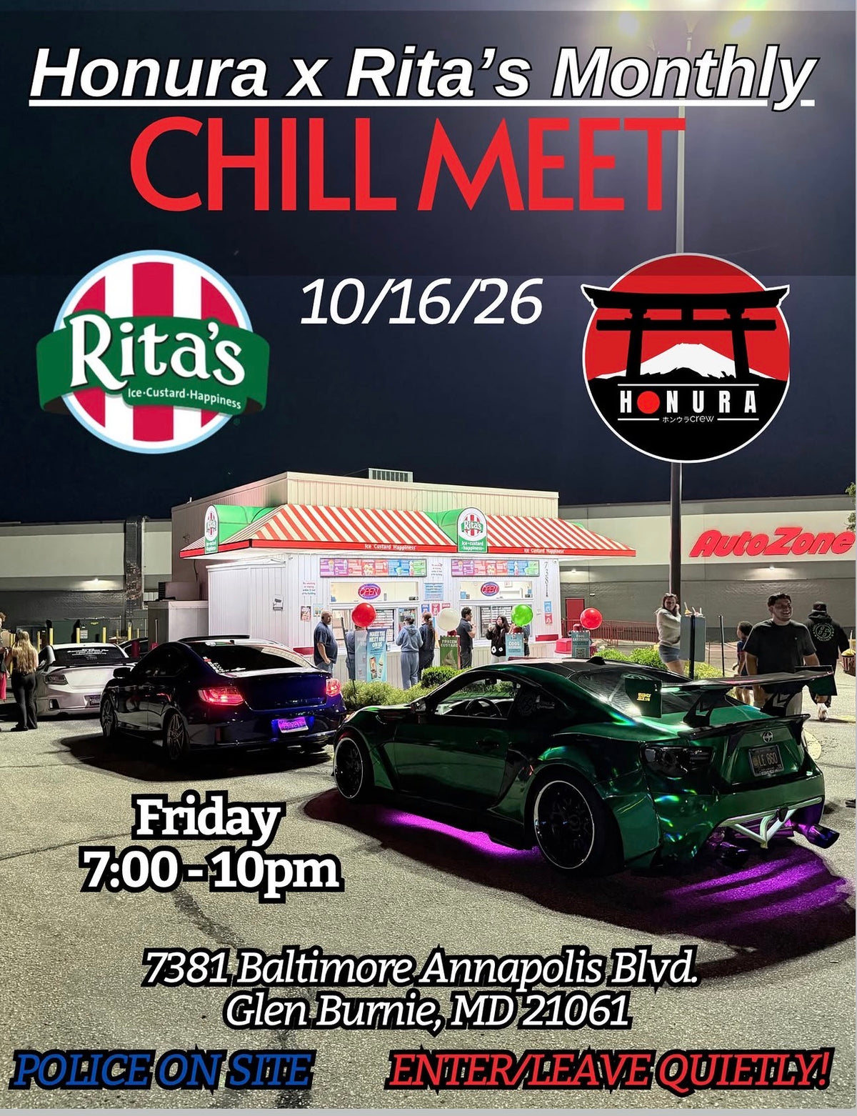 Honura x Rita’s Monthly Chill Meet