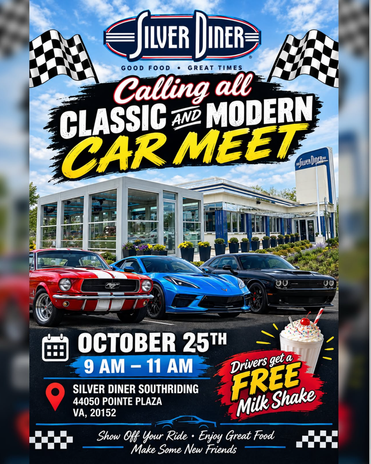Classic and Modern Car Meet
