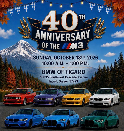 BMW M3 40th Anniversary Car Show
