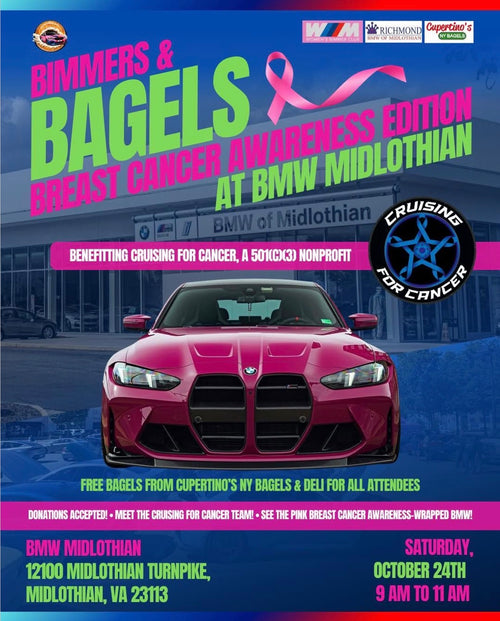Bimmers & Bagels Breast Cancer Awareness Edition