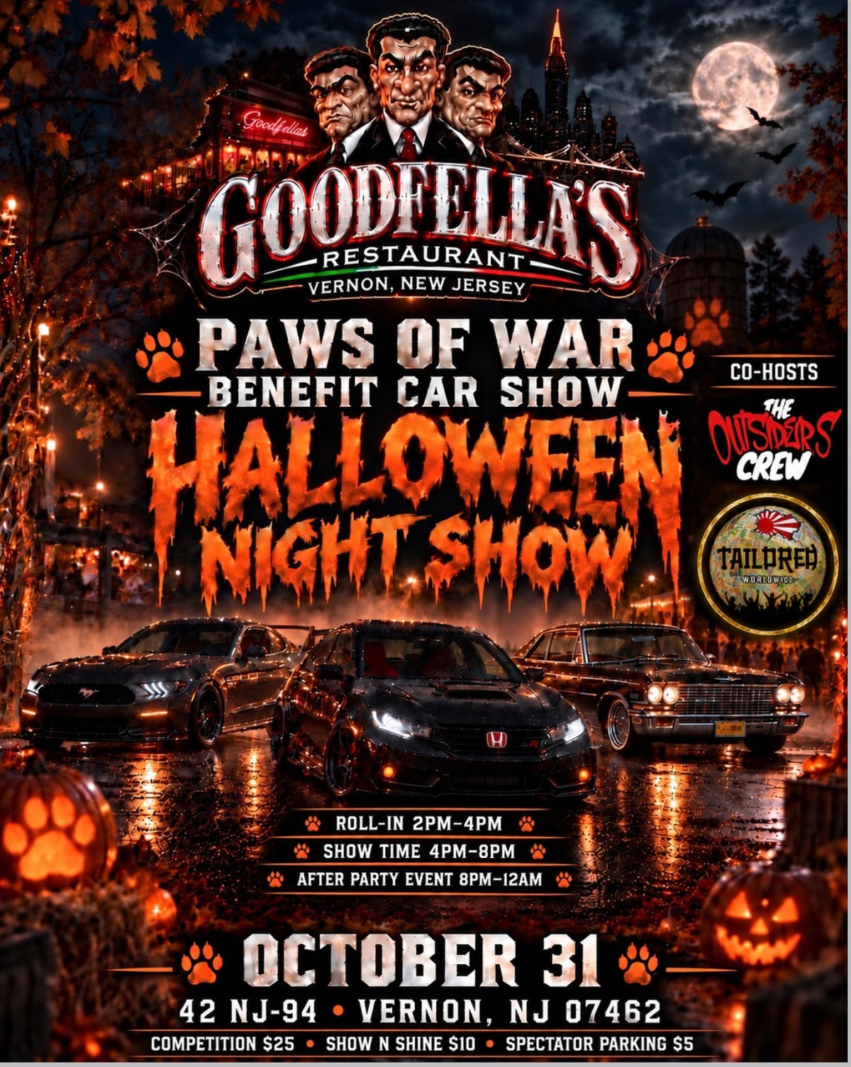 Paws of War Benefit Car Show
