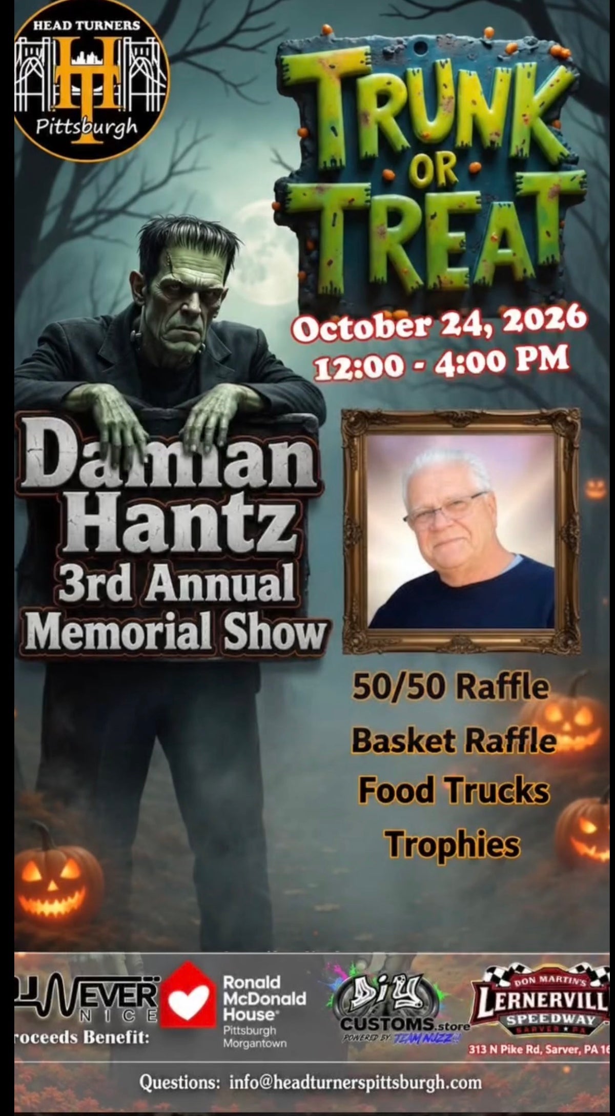 Trunk or Treat - Damian Hantz 3rd Annual Memorial Show