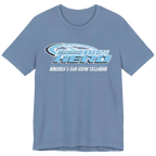 Car Show Hero Vintage Logo Tee – Baby Blue