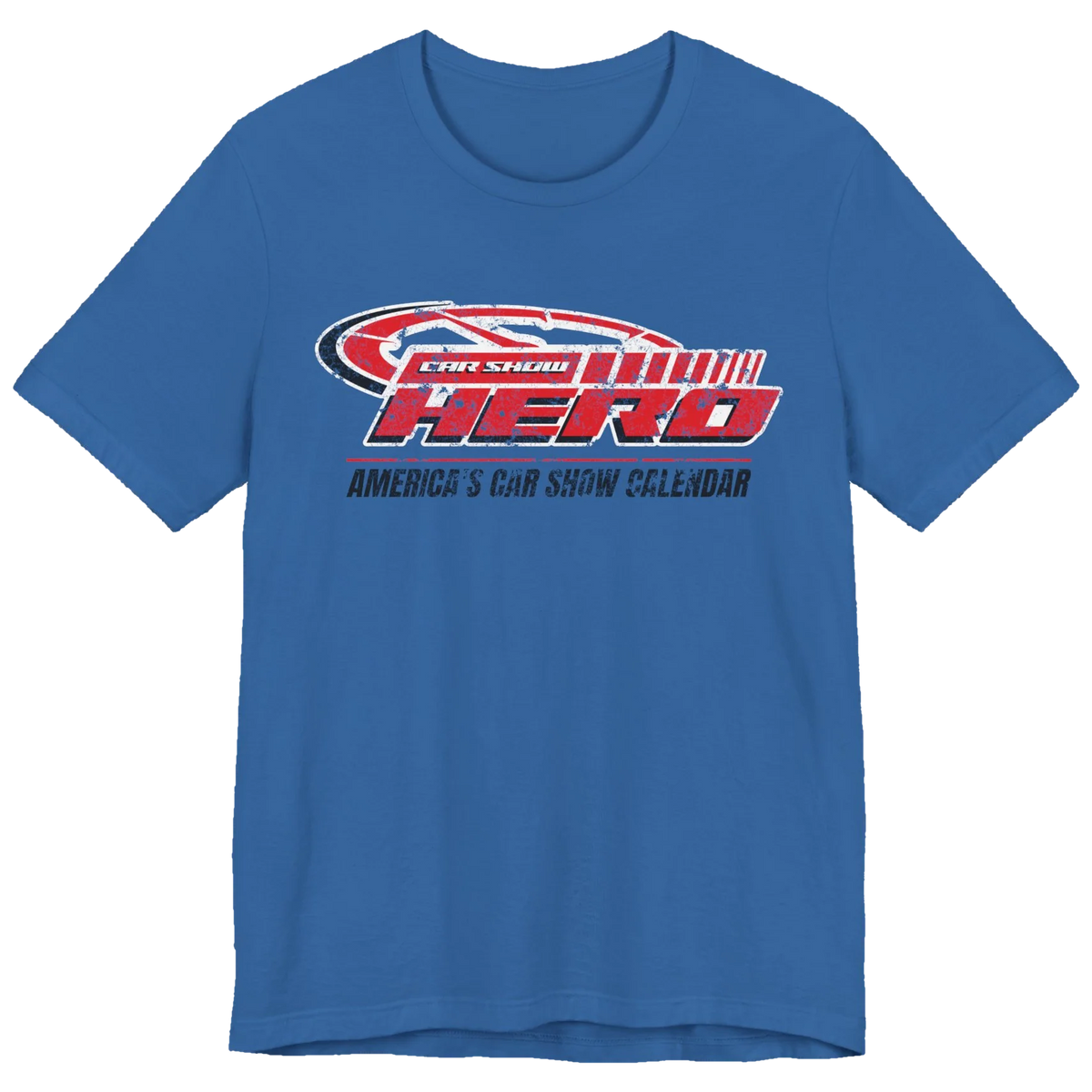 Car Show Hero Vintage Logo Tee – Red