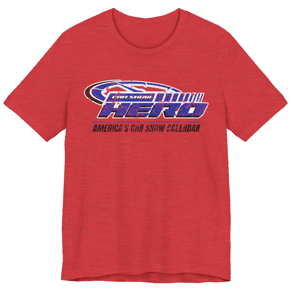 Car Show Hero Vintage Logo Tee – Royal Blue