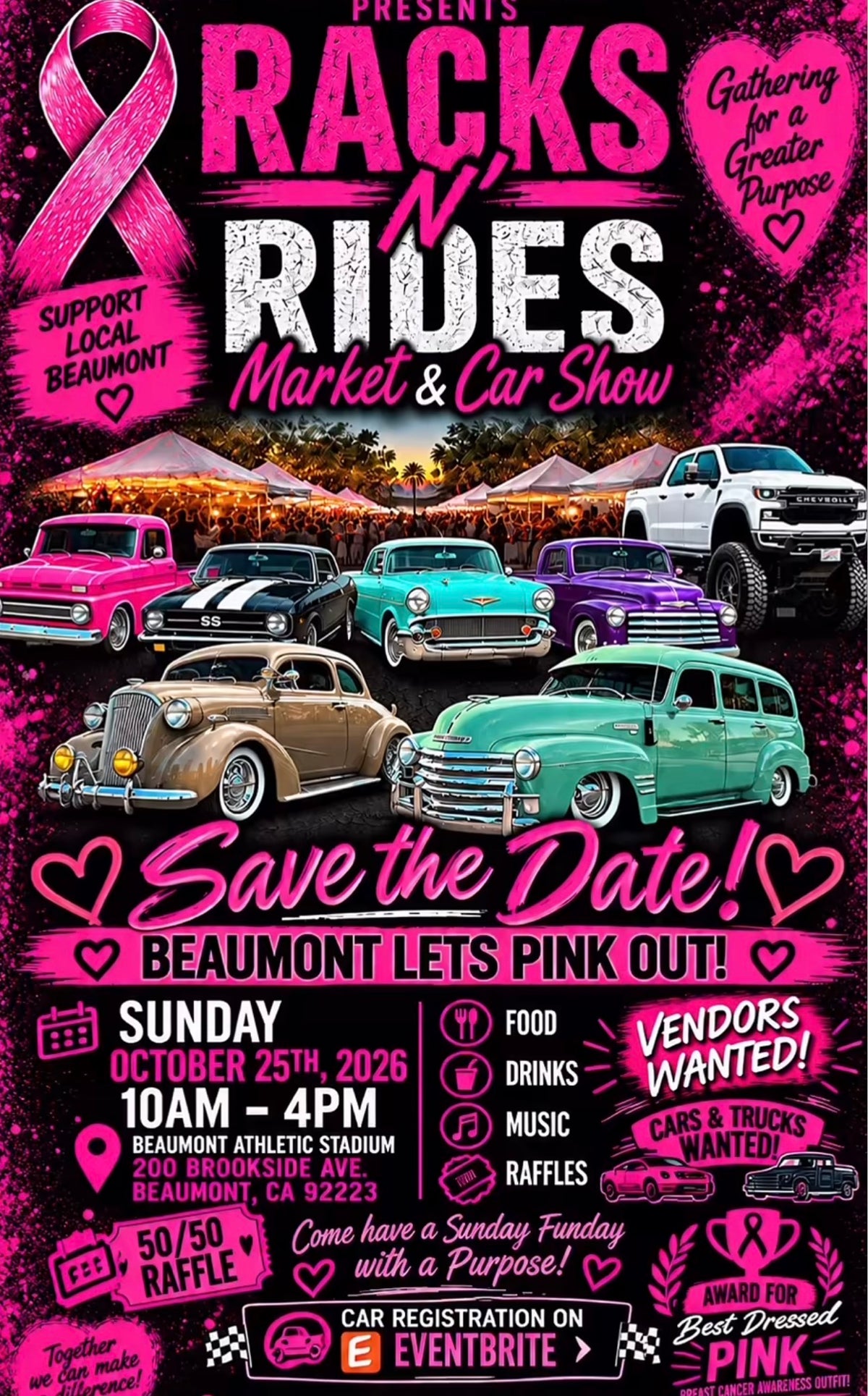 Racks N' Rides Market & Car Show