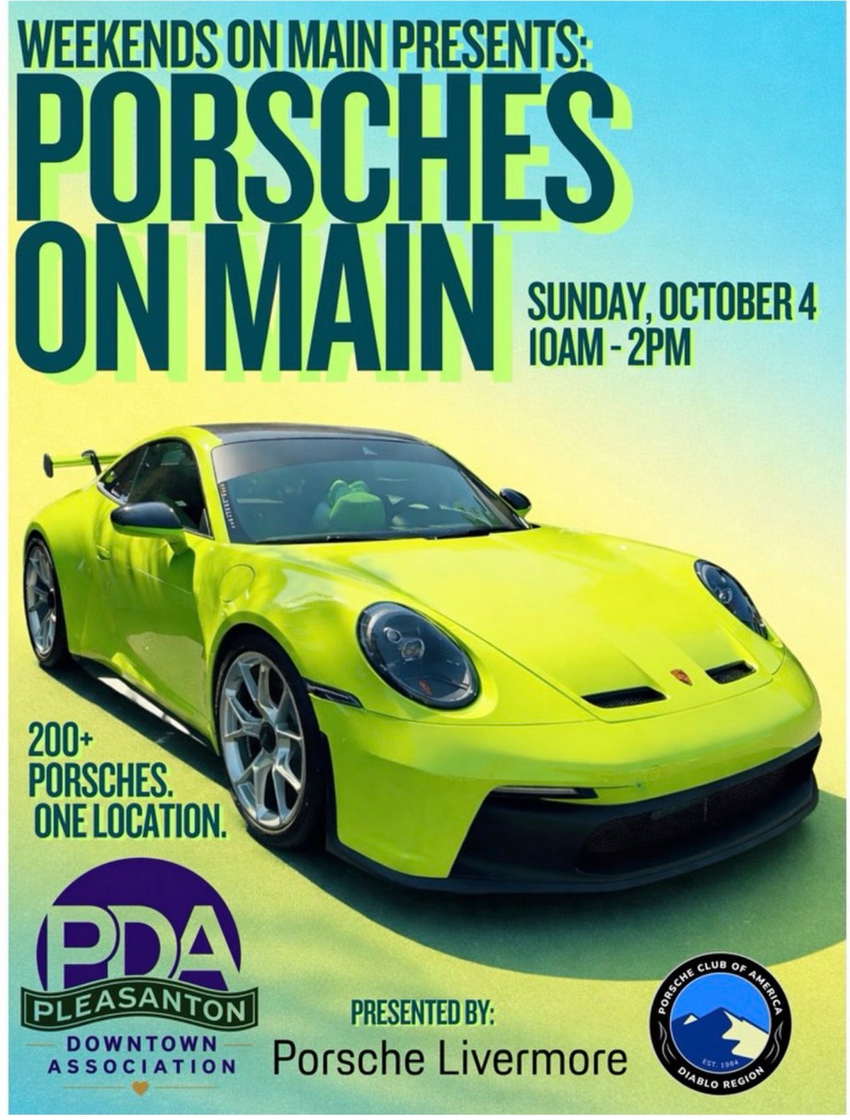 Porsches on Main