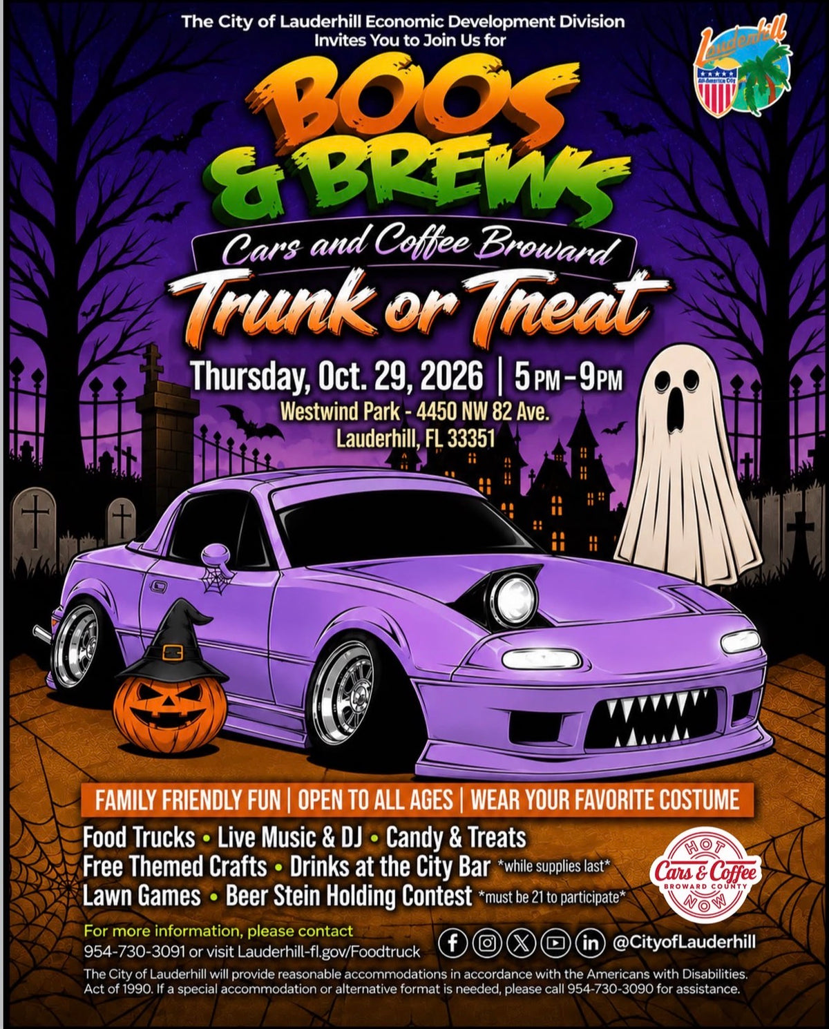 Boos & Brews Trunk or Treat