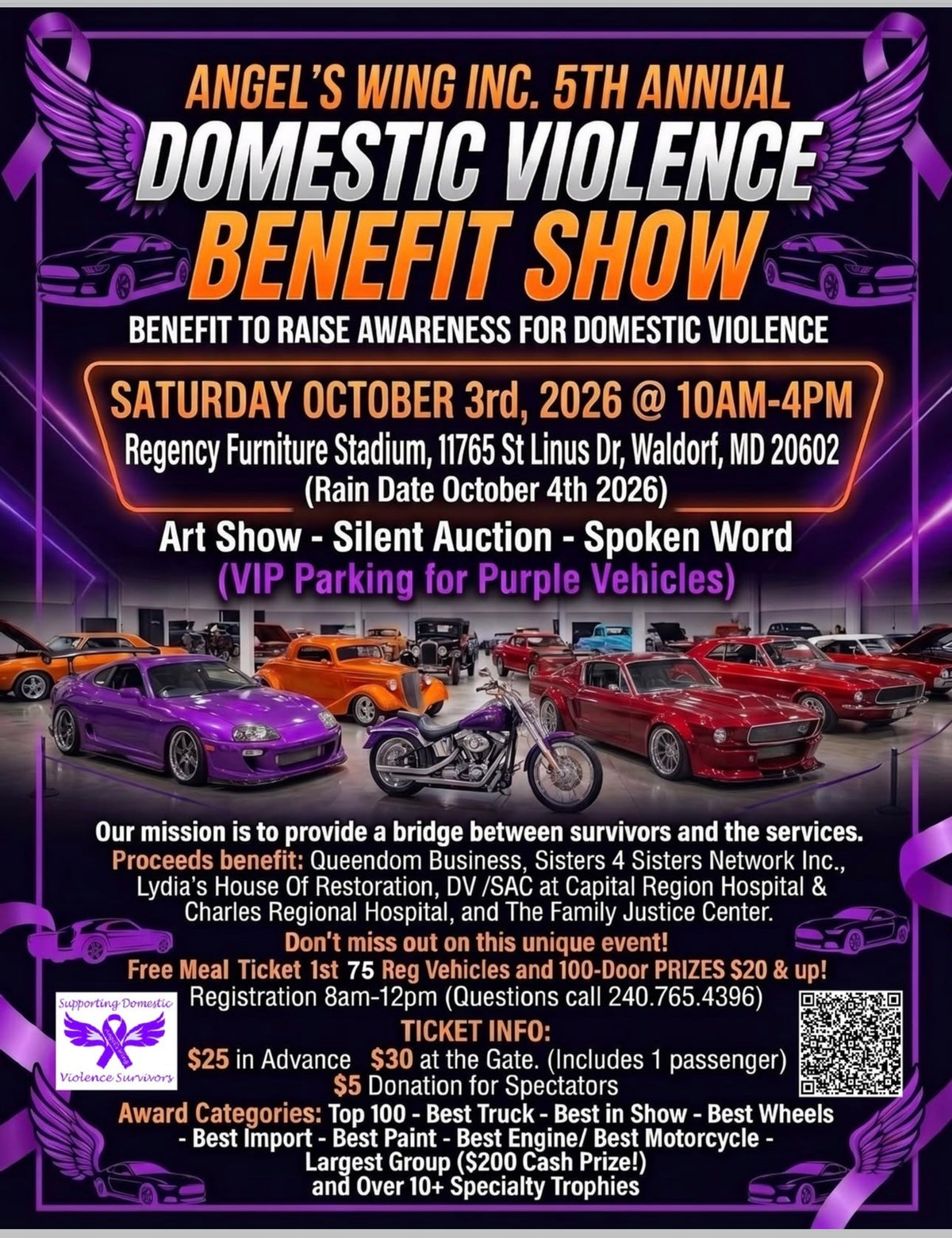 Angel's Wing Inc. 5th Annual Domestic Violence Benefit Show