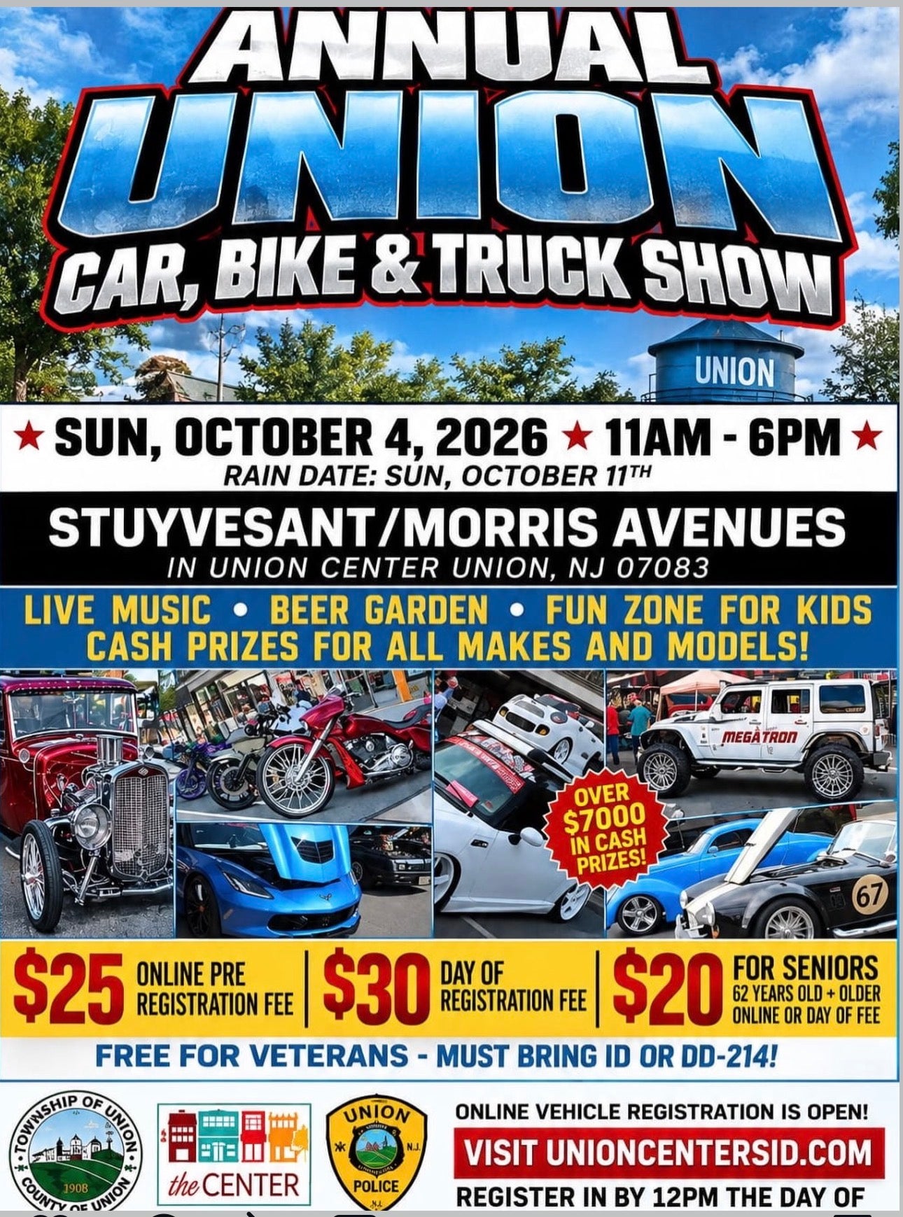Annual Union Car, Bike & Truck Show
