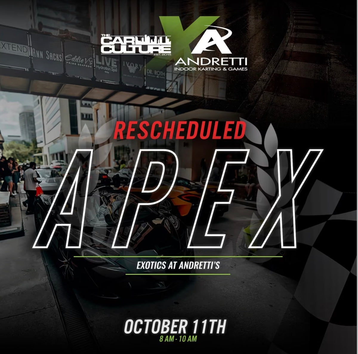 APEX Exotics at Andretti's